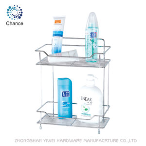 C5001 2Layer bathroom rack Stainless steel